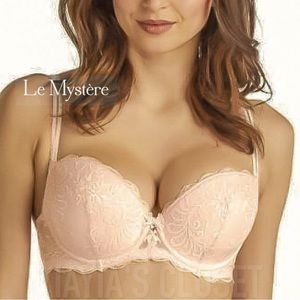 Le Mystere 34DDD/F Sophia 2435 Lace Underwire Bra - Peach Blossom